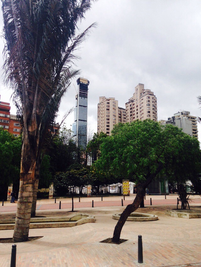 Centro ciudad donde se construye la que será la torre mas alta de Bogotá